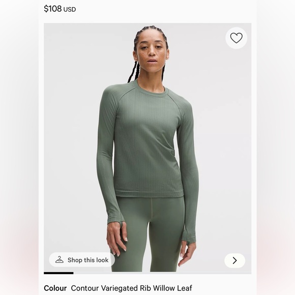 Lululemon Rest Less Variegated Ribbed Pullover - Picture 2 of 2